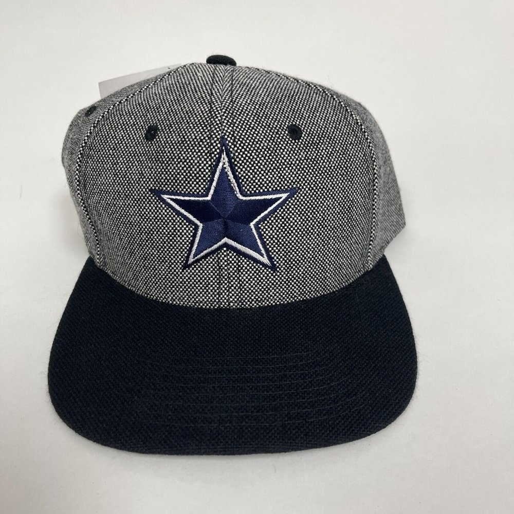 Sam's Cap Hat One Size Fits All Wool Blend Blue White Cowboys Star NWT